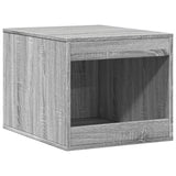Cat Litter Box Enclosure Grey Sonoma 47x59x42 cm Engineered Wood 857765