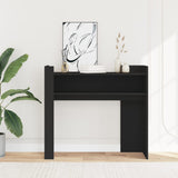 Console Table Black 100x35x90 cm Engineered Wood 848466