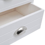 ZNTS French Bedside Cabinets 2 pcs White 242887