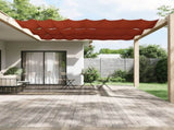 Vertical Awning Terracotta 140x420 cm Oxford Fabric 148362