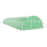 Greenhouse with Steel Frame Green 64 m² 16x4x2 m 3188067
