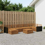 Outdoor Sofa Set 8 pcs Natural 3383662
