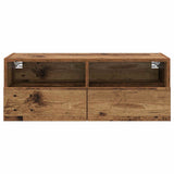 TV Wall Cabinets 2 pcs Old Wood 80 x 30 x 30 cm Engineered Wood 882929