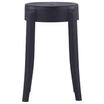 Stackable Stools 4 pcs Black Plastic 247278