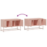 TV Cabinet Pink 100.5x39x60.5 cm Steel 846477