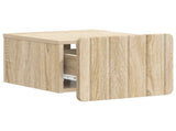 Wall-Mounted Bedside Cabinet 2 pcs Sonoma Oak 33 x 34.5 x 24 cm 898260