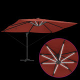 Umbrella Terracotta 352 x 251 x 265 cm Polyester and Aluminium 42003334
