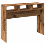 ZNTS Console Table Old Wood 105x30x80 cm Engineered Wood 856622