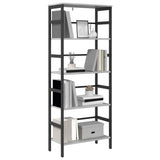 Bookshelf Grey Sonoma 60 x 29.5 x 149 cm Engineered Wood 883931