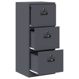 File Cabinet Anthracite 45.5 x 42 x 106.5 cm Cold-Rolled Steel 891618