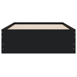 Bed Frame with Drawers without Mattress Black 90x200 cm 3207295