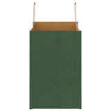 Paper Bags 250 pcs with Handles Green 26x17x25 cm 4101955