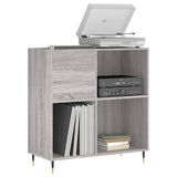Record Cabinet Grey Sonoma 84.5x38x89 cm Engineered Wood 831770