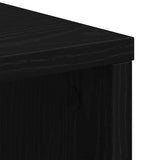 Storage Cabinet Black Oak 60 x 35 x 75 cm Engineered Wood 862671