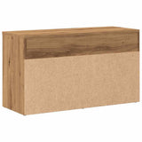 Shoe Bench Artisan Oak 80x30x45 cm Engineered Wood 856757