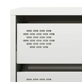 Sideboard White 68x39x58,5 cm Cold-rolled Steel 851297