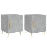 Bedside Cabinets 2 pcs Concrete Grey 40x40x50 cm Engineered Wood 827541