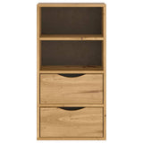 Side Cabinet with Drawers "ODDA" 40x24x79 cm Solid Wood Pine 4103593