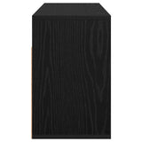 Lowboard with Drawer Black Oak 87 x 27.5 x 43 cm 8000581