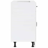 Kitchen Base Cabinet Lucca High Gloss White Engineered Wood 853739