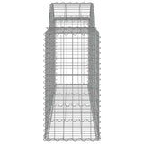 Arched Gabion Baskets 20 pcs 200x50x80/100 cm Galvanised Iron 3146314