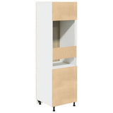 Refrigerator Cabinet Lyon Sonoma Oak 60x57x207 cm Engineered Wood 849626