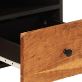 TV Cabinet 70x33x46 cm Solid Wood Acacia 356856