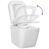 Wall-hung Toilet Ceramic White 42045639