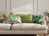 Cushion Leaf with Pillow HOUTEN 6 pcs Leaf Design Polyester 933373