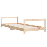 Kids Bed Frame 80x200 cm Solid Wood Pine 834390