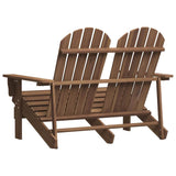 Garden Chair Brown Solid Fir Wood Standard Ergonomic 315901