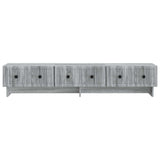 TV Cabinet Grey Sonoma 147 x 34.5 x 30 cm Engineered Wood 894021