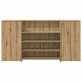 Reception Desk Artisan Oak 200x50x103.5 cm Engineered Wood 3324186