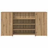 Reception Desk Artisan Oak 200x50x103,5 cm Engineered Wood 3324186