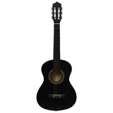 ZNTS Classical Guitar for Beginner and Kids Black 1/2 34" 70126