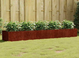 Garden Raised Bed 200x40x40 cm Corten Steel 824521