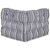 Modular Corner Sofa Grey Print 70 x 70 x 56 cm Fabric 4019049