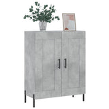 Sideboard Concrete Grey 69.5x34x90 cm Engineered Wood 830208