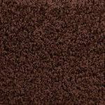Stair Mats 15 pcs 65x21x4 cm Brown Half Round Large 133903