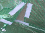 Large Polytunnel Walk In Greenhouse, Plant Gardening Tunnel Green House with Metal Hinged Door, T3398P313652