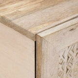Coffee Table White 80 x 54 x 40 cm Engineered Wood 4018121