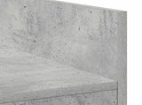 DJ Table Concrete Grey 102 x 45 x 102 cm Engineered Wood 8006743