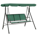 Garden Swing Bench Green 170 cm Textilene and Steel 363323
