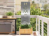 Garden Privacy Screen Silver 32 x 140 cm Stainless steel 876270
