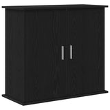 Aquarium Stand Black Oak 81x36x73 cm Engineered Wood 862155