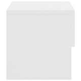 810954 Wall-mounted Bedside Cabinets 2 pcs White
