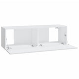 Wall TV Cabinets 2 pcs White 100x30x30 cm Engineered Wood 804544