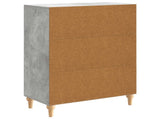 Sideboard Concrete Grey 66 x 34.5 x 90 cm Engineered Wood 894128