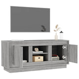 TV Cabinet Grey Sonoma 102x35x45 cm Engineered Wood 819866