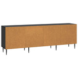 TV Cabinet Black 150 x 31 x 50 cm Engineered Wood 894916